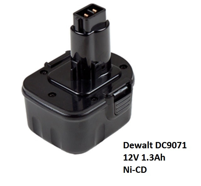 Аккумулятор Dewalt DС9071 Ni-CD 12V 1.3Ah РАСПРОДАЖА - фото 1 - id-p110200508