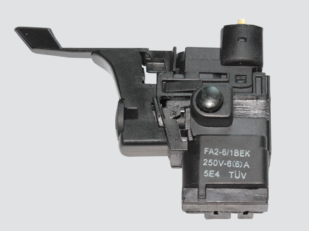 Выключатель для перфоратора, дрели Bosch 2-24,GBM400-500RE без регулятора оборотов FA2-4/1BEK 6(6)А Titan - фото 1 - id-p110200764