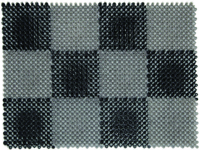 71-003 травка 42х56 см, черно-серый Коврики SUNSTEP - фото 1 - id-p106739848