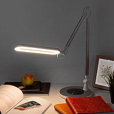 Настольный светодиодный светильник  80420/1 серебристый Modern Eurosvet, фото 3