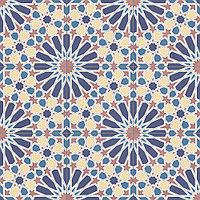Плитка нап. керамич. ALHAMBRA BLUE NATURAL, 59,2x59,2