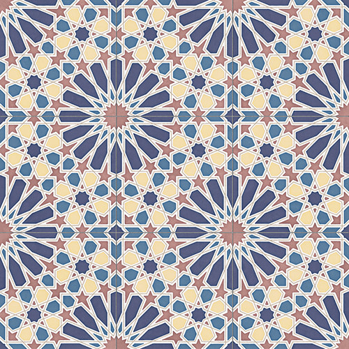 Плитка нап. керамич. ALHAMBRA BLUE NATURAL, 59,2x59,2 - фото 1 - id-p110238819