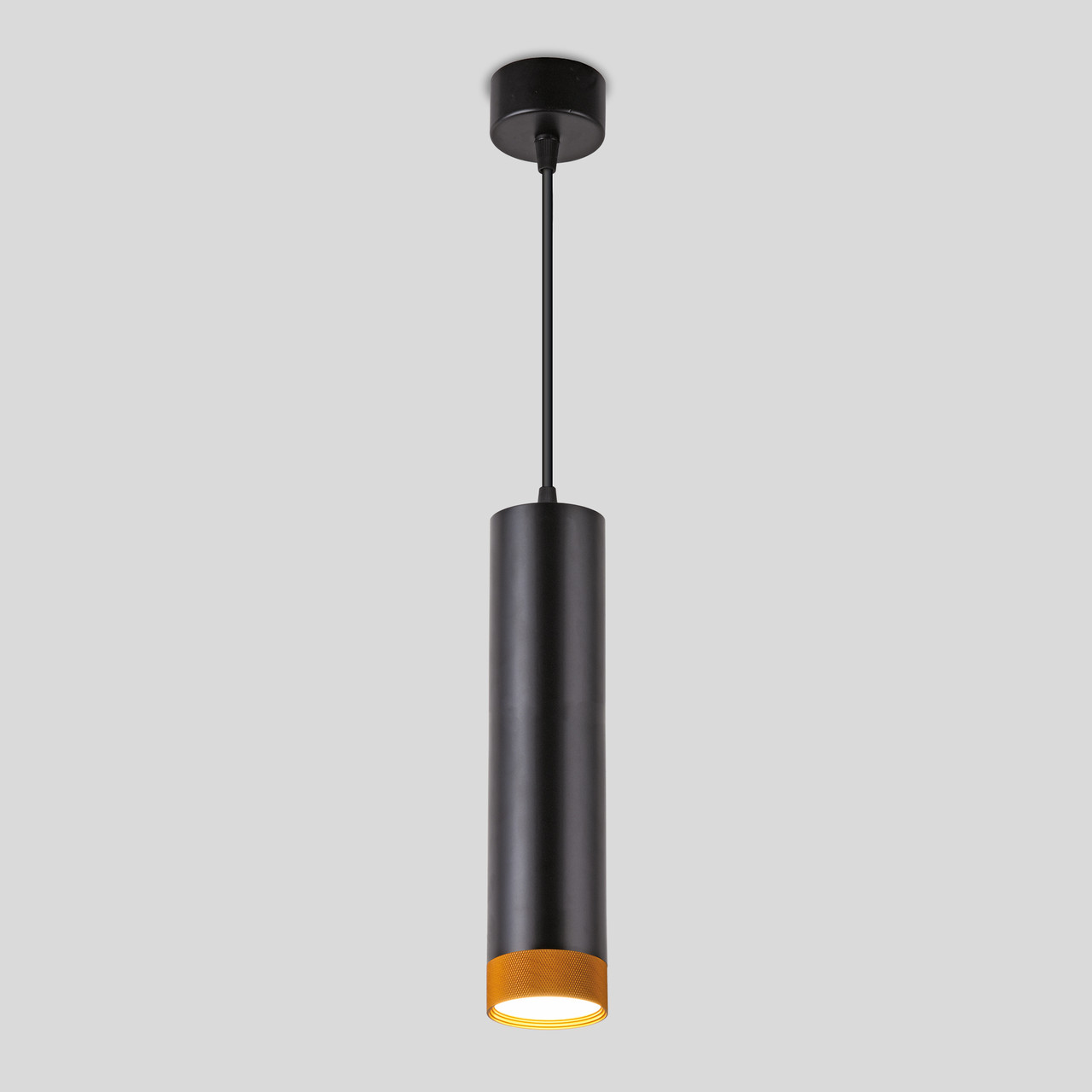 Светодиодный подвесной светильник 50164/1 LED черный/золото Tony Eurosvet