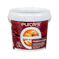 Eurotex аквалазурь пропитка для дерева на водной основе 0.9 кг, белый