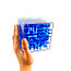 Головоломка Лабиринтус-Куб, 10 см (Labirintus) синий,прозрачный, фото 3