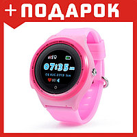 Детские GPS часы Wonlex KT06 Водонепроницаемые + Вибро (розовый)