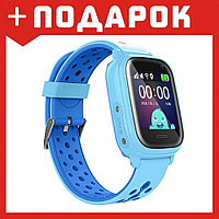 Детские GPS часы Wonlex KT04 с камерой (голубой)