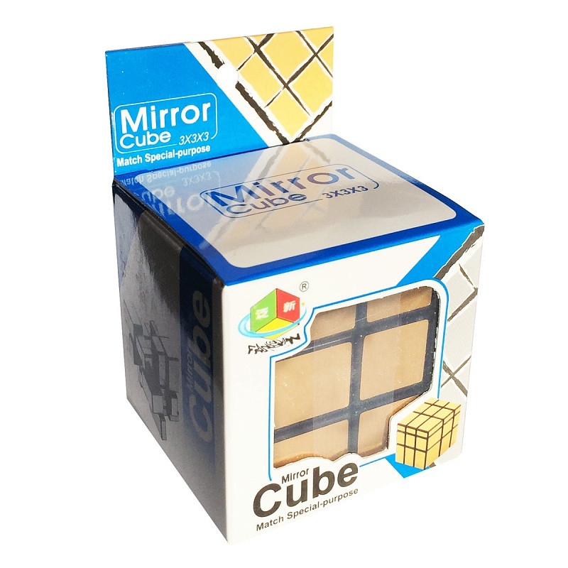 Зеркальный Кубик-головоломка 3х3 Серебро золото - фото 5 - id-p110263686