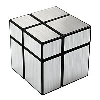 Зеркальный Кубик-головоломка 2х2 Золото серебро