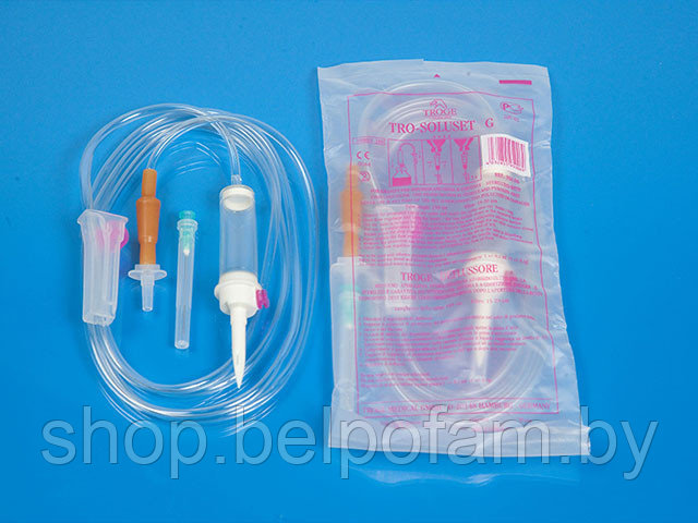 Система для вливания инфузионных растворов Tro-Soluset G, стерильная - фото 3 - id-p110263875