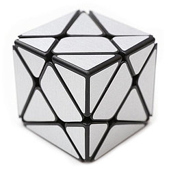 Зеркальный Кубик-головоломка Трансформер (Axis Cube), Серебро
