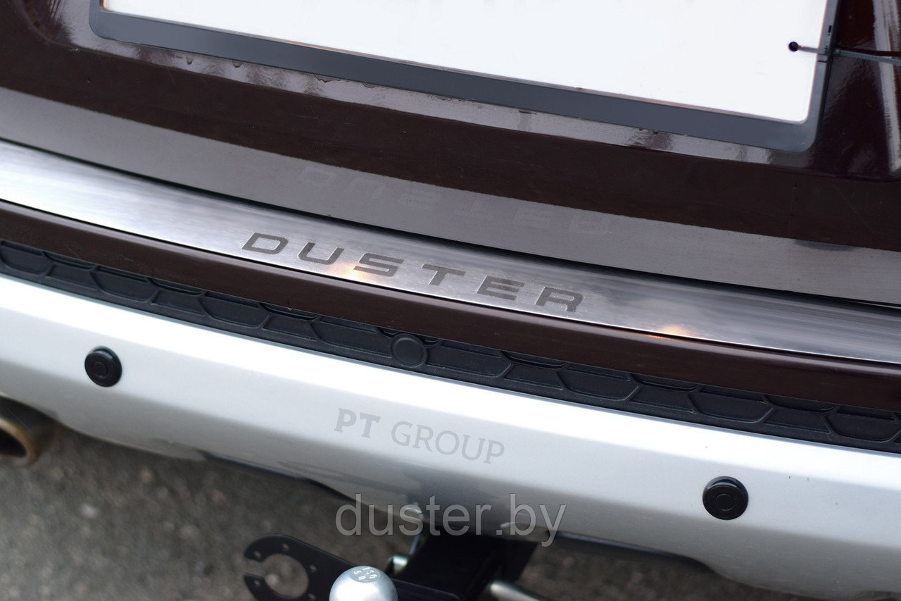 Накладка на задний бампер (НПС) PT GROUP (оригинал) Renault DUSTER - фото 4 - id-p110265127