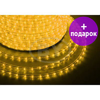Дюралайт светодиодный уличный LED Neon-night желтый 36LED/m мерцание /1М