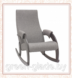 Кресло-качалка Green Glade модель 67М каркас Венге, ткань Falcone Pepper