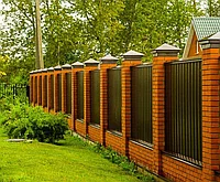 Забор из металлопрофиля ЗП-1