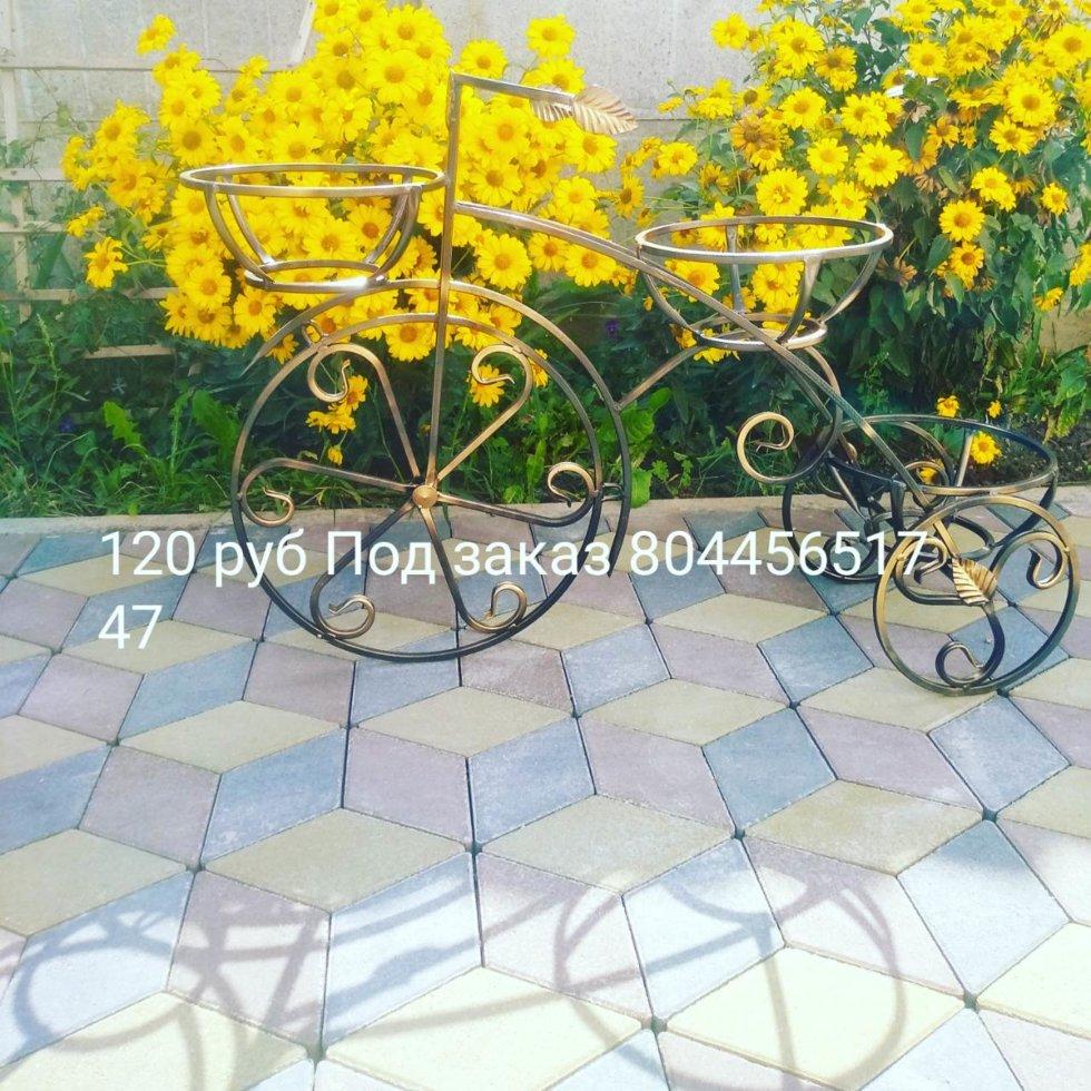Кашпо для цветов "Велосипед"