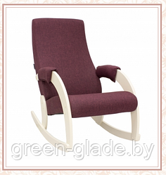 Кресло-качалка Green Glade модель 67М каркас Дуб шампань, ткань Falcone Purple