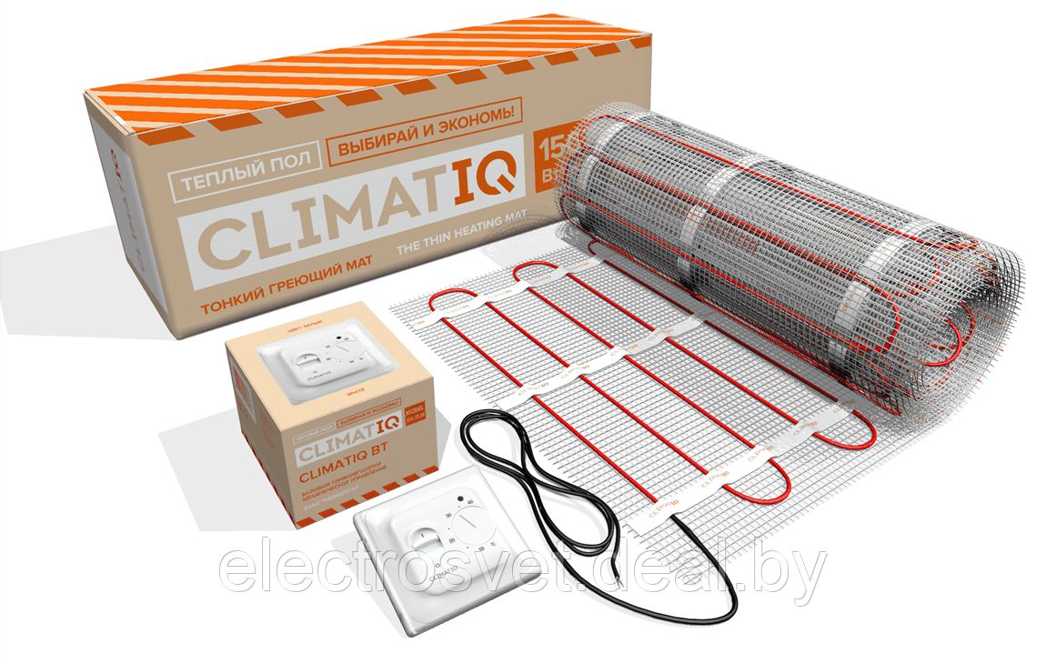 Нагревательный мат IQWatt Climatiq-1.0 1 кв.м. 150 Вт - фото 1 - id-p110331368