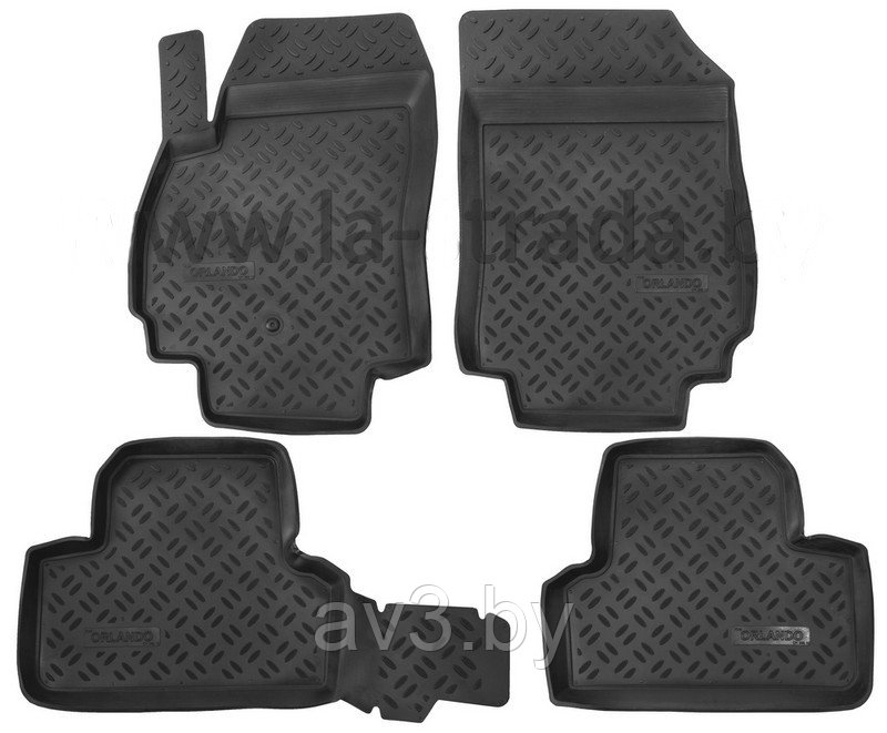 Коврики в салон Chevrolet Orlando 2010- [60218] Шевроле Орландо (Aileron) - фото 1 - id-p60457001