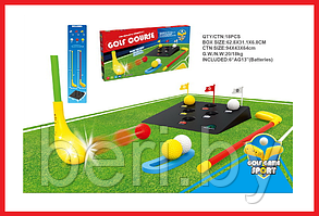 789-22E Гольф, набор для игры в гольф, golf course, игровой комплект, свет, звук