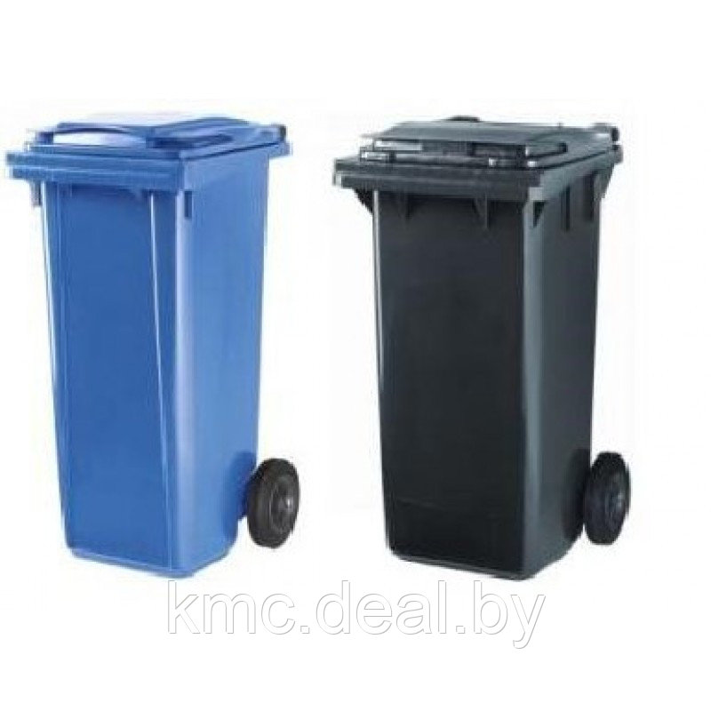 Контейнер для мусора пластиковый 120 литров - фото 1 - id-p110337002