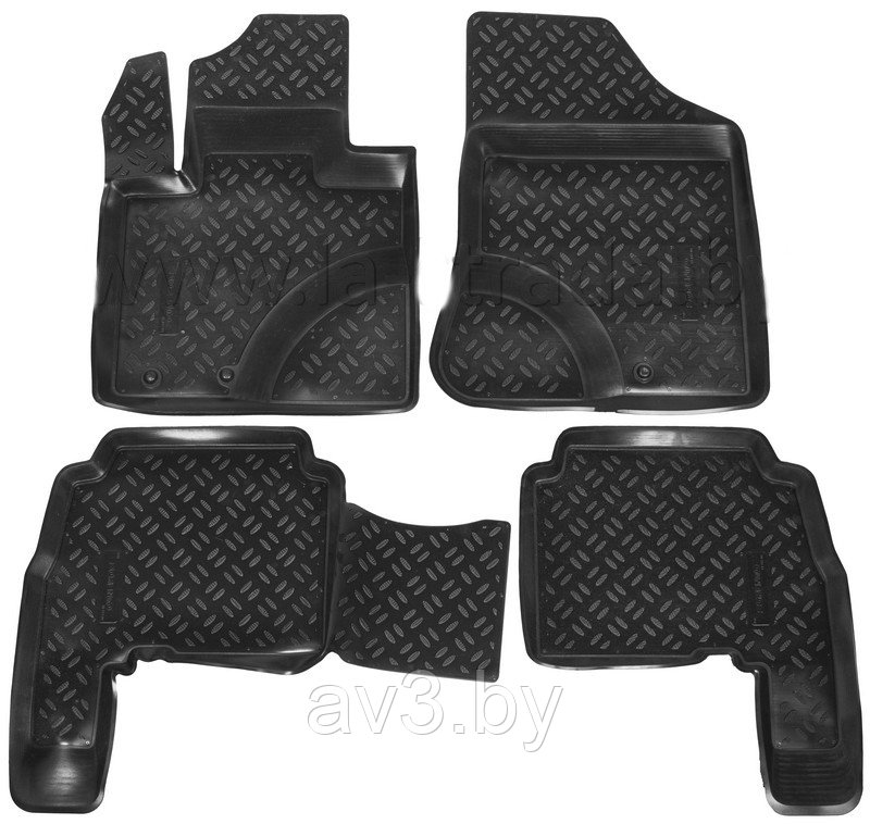 Коврики в салон Kia Sorento 2 2009-2012 [60811] Киа Соренто (Aileron) - фото 1 - id-p60457386