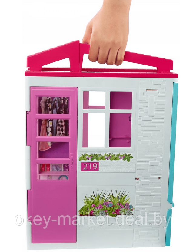 Портативный дом Barbie с мебелью и аксессуарами FXG54 - фото 5 - id-p110344623