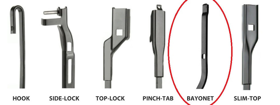 Адаптер ALCA 300420. Bayonet Lock (BL, BLFT) Для щетки стеклоочистителя, 2 шт. - фото 6 - id-p110344627