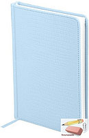 Ежедневник недатированный А5 OfficeSpace Reptile, 136 листов, обложка - кожзам, голубой