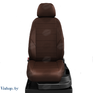 Автомобильные чехлы для сидений Skoda Roomster джип. ЭК-29 шоколад/шоколад