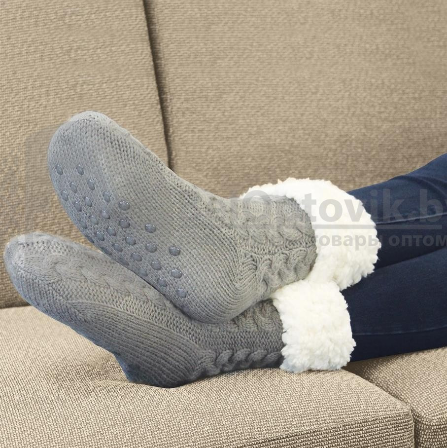 Тапочки-Носки Huggle Slipper Socks Размер: One size (38-42) - фото 2 - id-p110369999