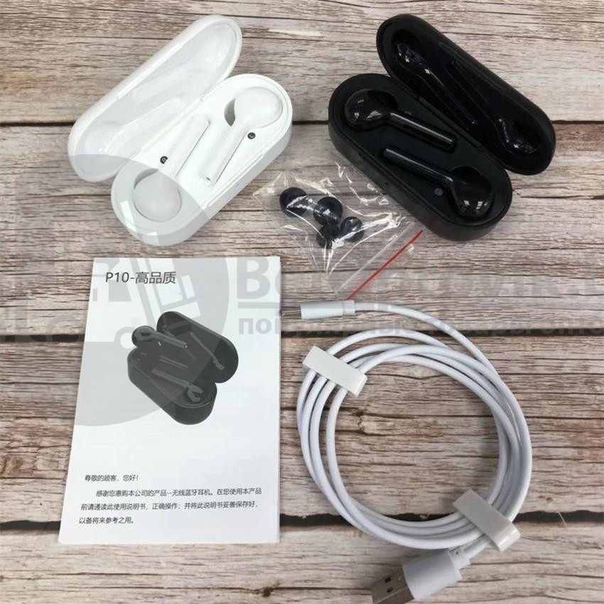 Беспроводные наушники Wireless Headset P10 Bluetooth 5.0 Белые - фото 6 - id-p110370076