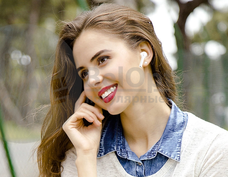 Беспроводные наушники Wireless Headset P10 Bluetooth 5.0 Белые - фото 10 - id-p110370076