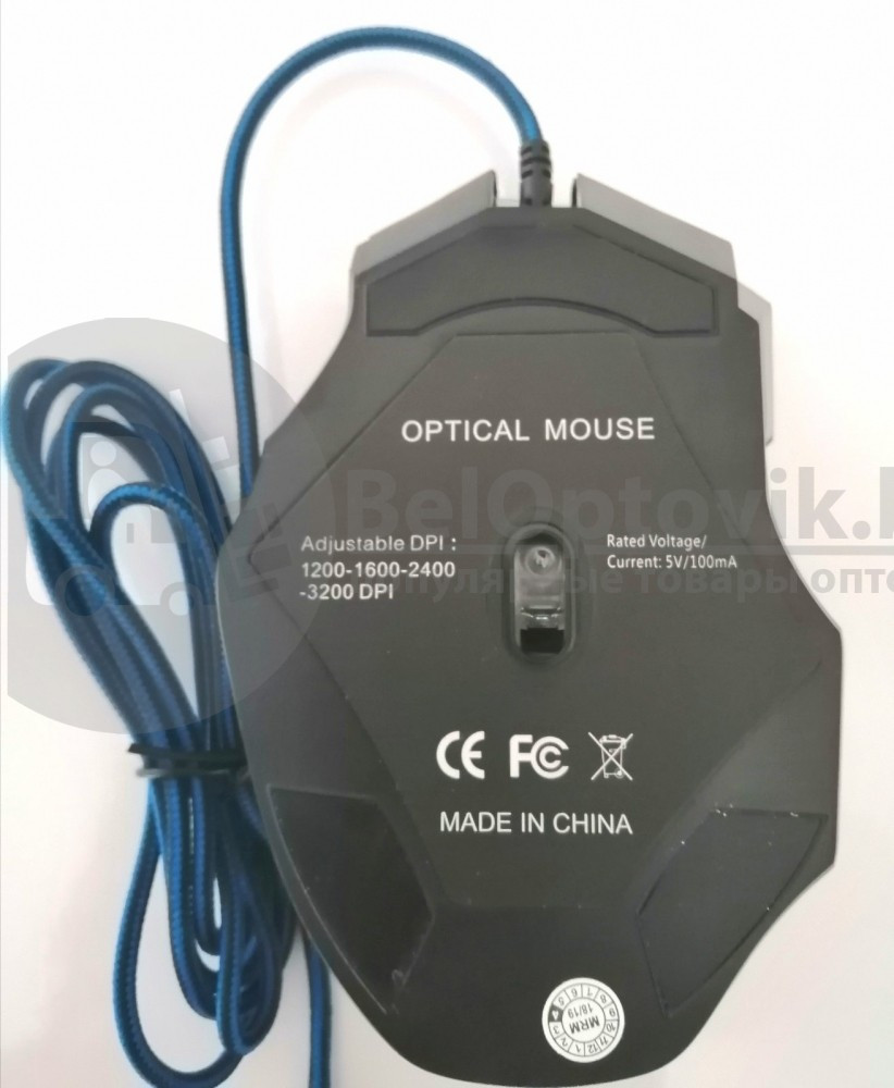 Игровая мышь проводная оптическая USB Optical Mouse 509 - фото 4 - id-p110370222