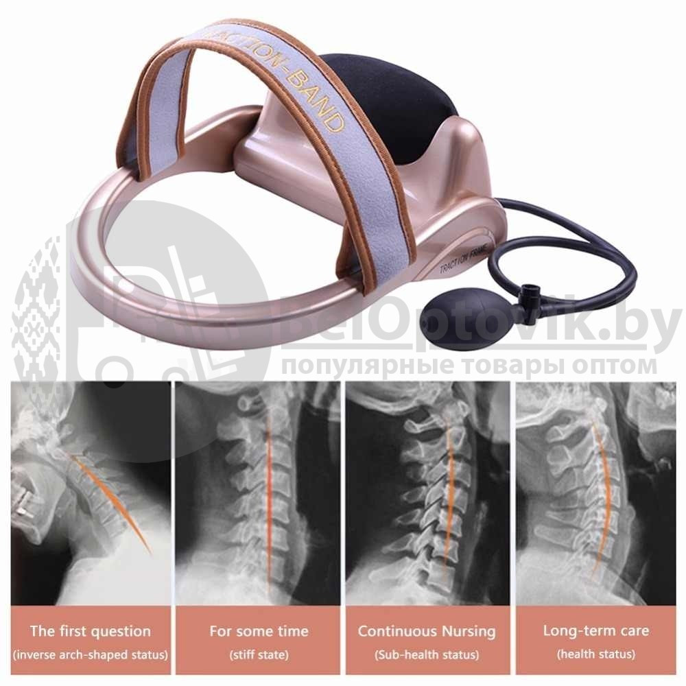 Тренажер для коррекции шейного отдела позвоночника Cervical Vertebrae Physiotherapy Instrument - фото 7 - id-p110370237