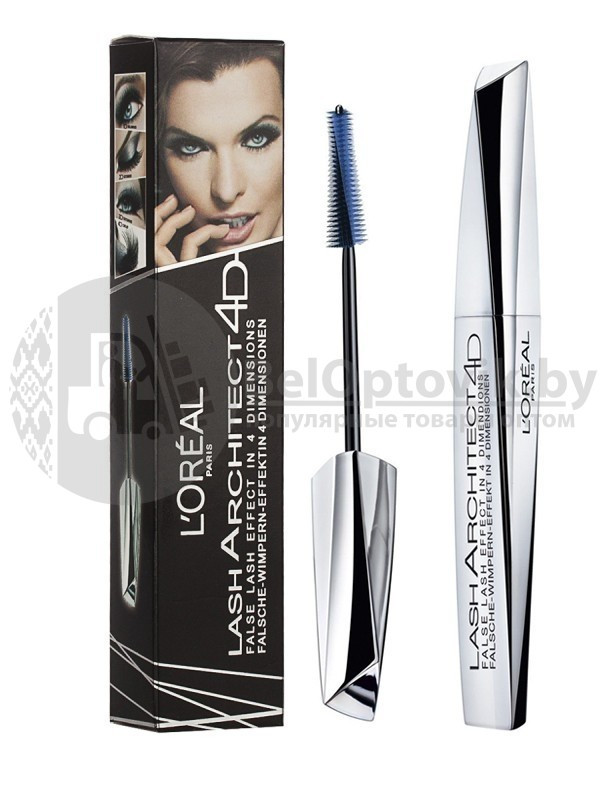 Черная тушь для ресниц Loreal Lash Architect 4D, 11ml - фото 7 - id-p110370243