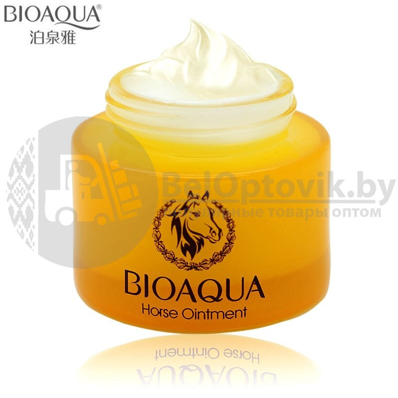 Крем для лица Bioaqua Horse Ointment увлажняющий с лошадиным жиром 50 гр - фото 2 - id-p110370244