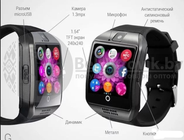 Умные часы Smart Watch Q18s - фото 7 - id-p93844894