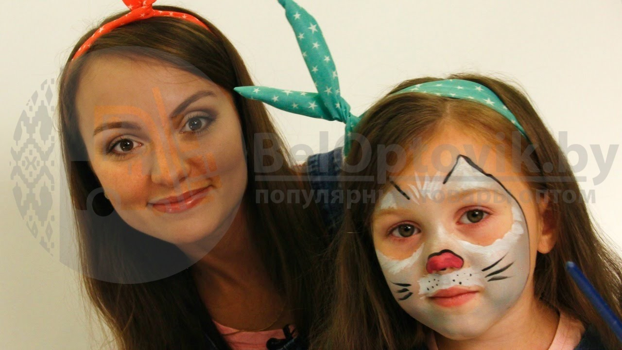 Аквагрим Face Paints (8 цветов кисточка) - фото 8 - id-p93847005