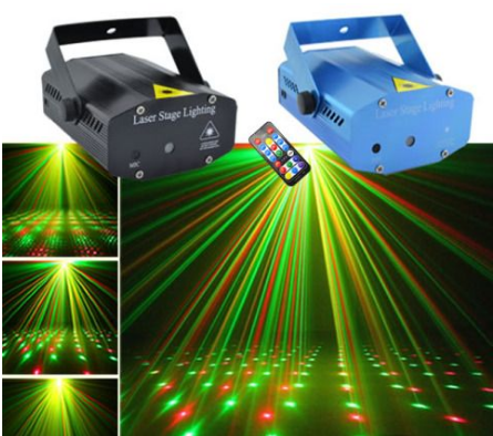 Лазерный проектор Mini Laser Stage Lighting