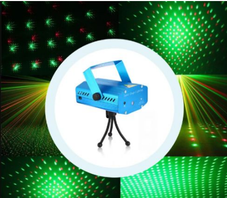 Галографический лазерный Mini проектор Звездное небо Laser Stage Laser Lighting - фото 5 - id-p110382198