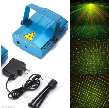 Галографический лазерный Mini проектор Звездное небо Laser Stage Laser Lighting - фото 6 - id-p110382198
