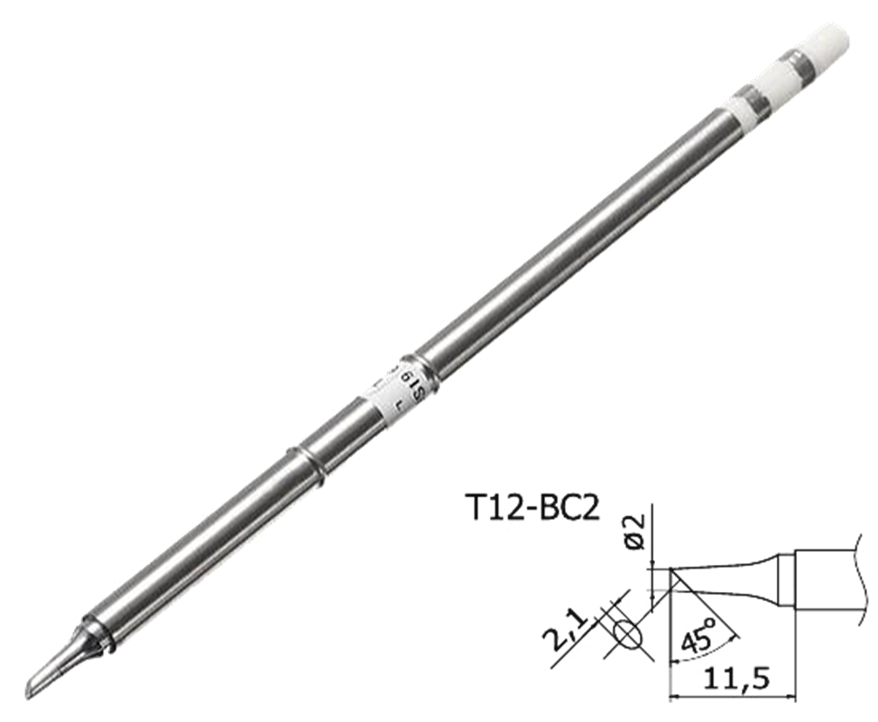 Жало UnionTest T12-BC2 (Hakko T12-BC2)