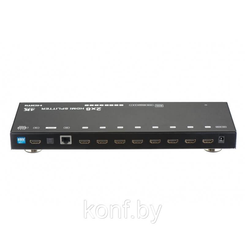 Сплиттер HDMI 2x8 с аудио (4Kx2K @30Hz, EDID) - фото 2 - id-p110384939