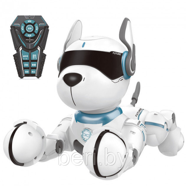 A001 Робот-собака на голосовом и радиоуправлении, интерактивная собака робот - фото 3 - id-p110385307