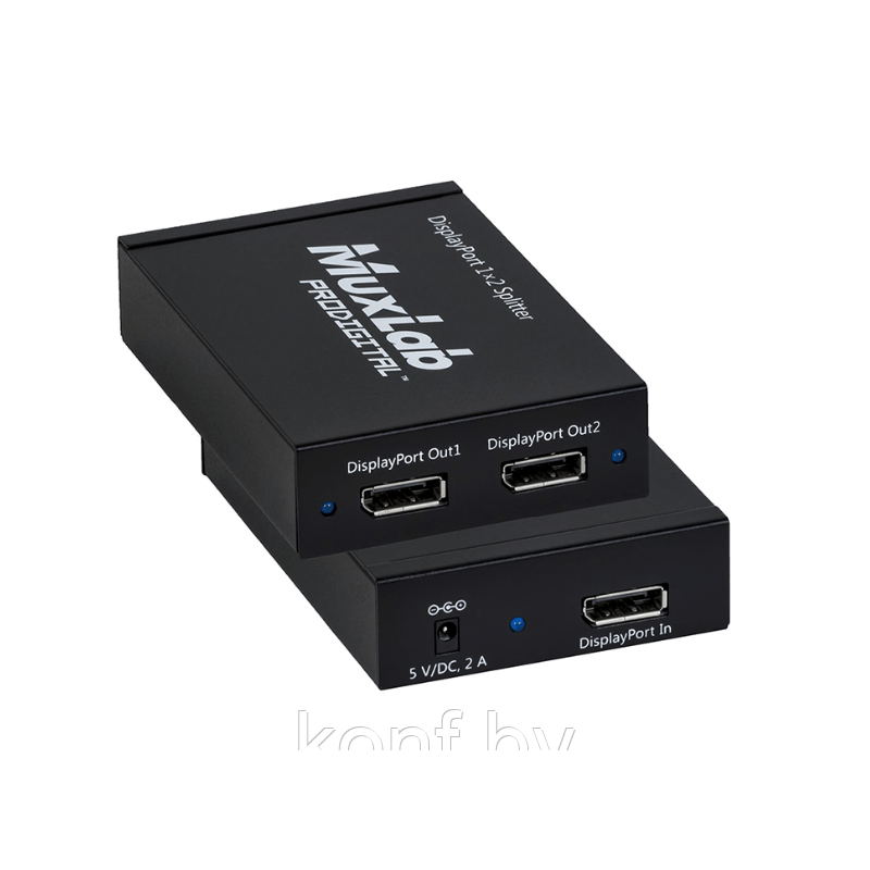 Распределитель сигнала DISPLAYPORT 1.2A 1×2 SPLITTER, SST Muxlab 500505 - фото 1 - id-p110396220