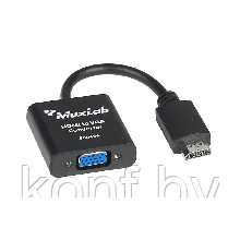 Преобразователь сигнала HDMI TO VGA CONVERTER Muxlab 500466