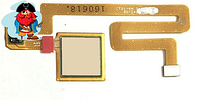 Шлейф для Xiaomi Mi Max со сканером (сенсором) отпечатка пальцев, цвет: золотой