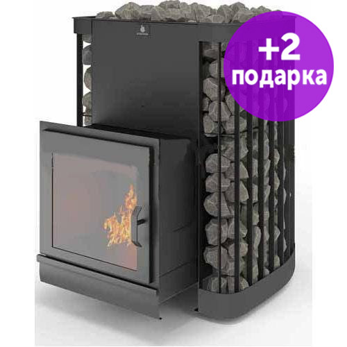 Профессиональная печь для бани Kronos Гигант 32 Панорама - фото 1 - id-p106789461