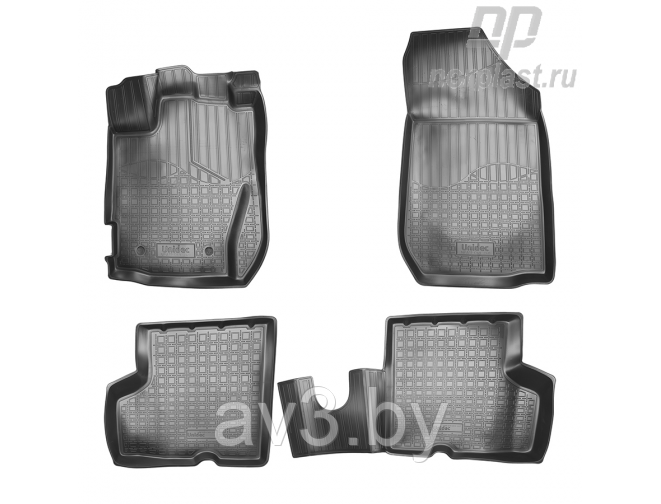 Коврики в салон Renault Kaptur 2016-2020 3D / Рено Дастер l Norplast - фото 1 - id-p110452912